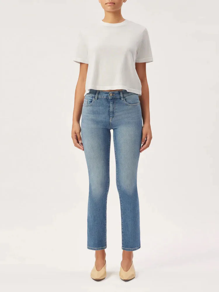 DL1961 Mara Straight Ankle Jeans Airway