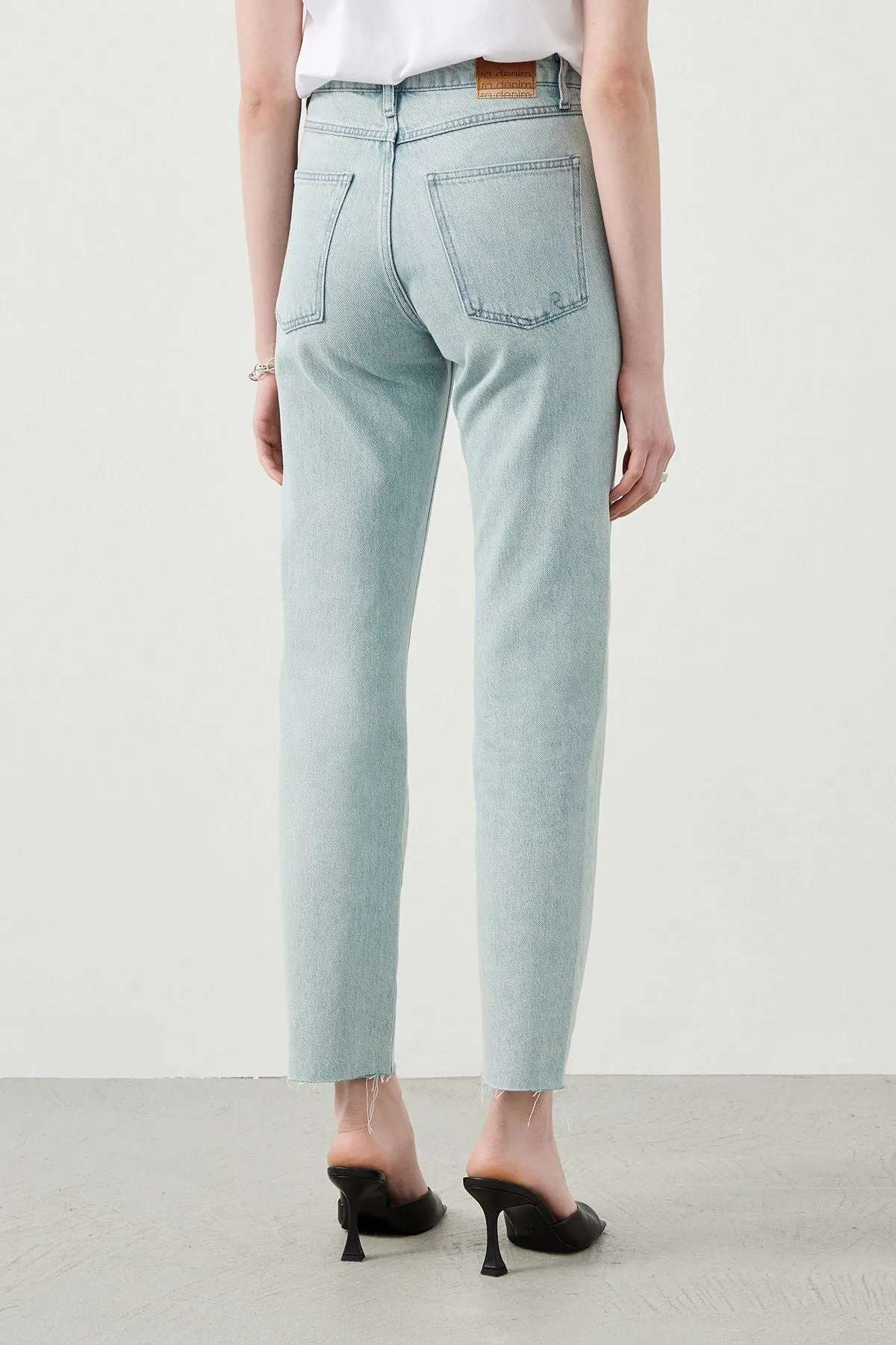 Mira Boyfriend Fit Ice Green Women’s Jeans