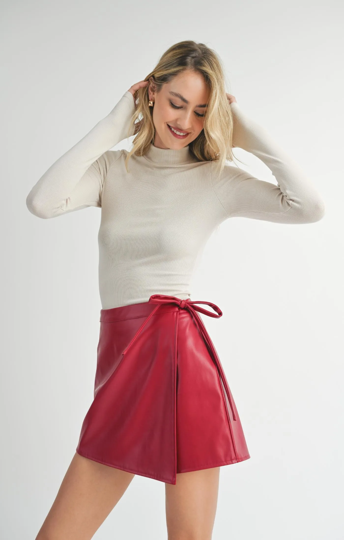 Ronan Mock Neck Knit Top