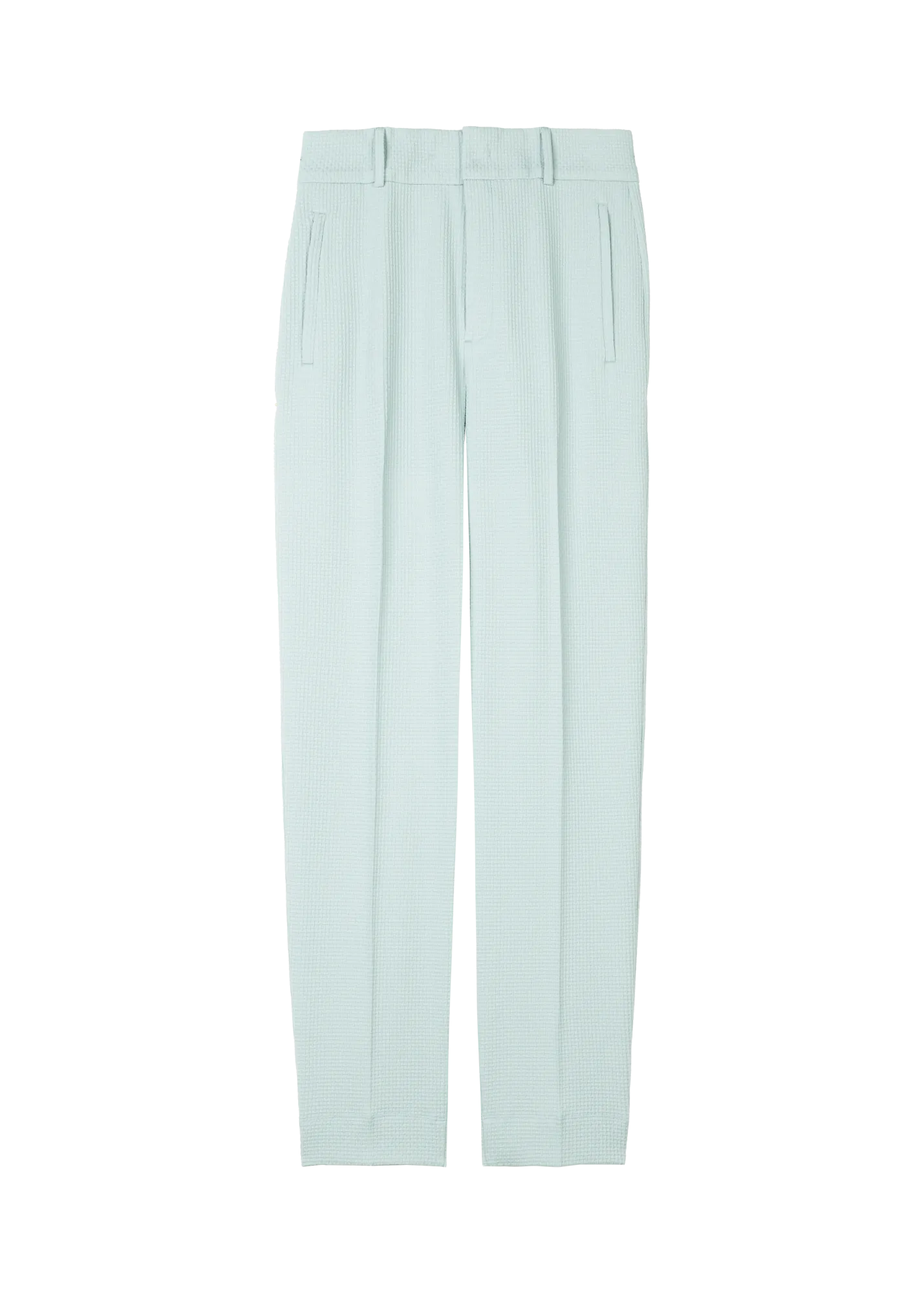 Tapered waffle trousers